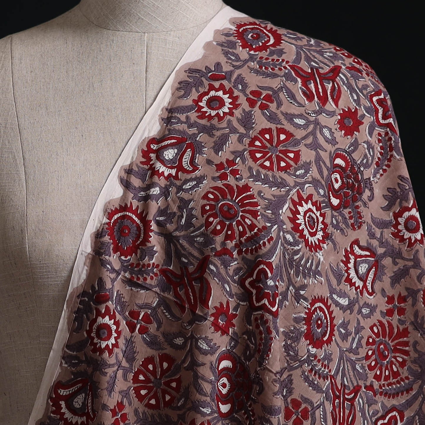 Sanganeri Hand Block Print Cotton Fabric 04