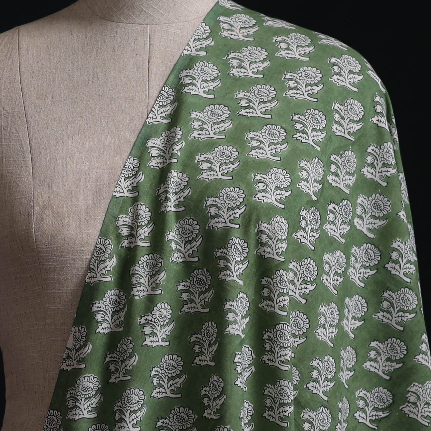Sanganeri Hand Block Print Cotton Fabric 05