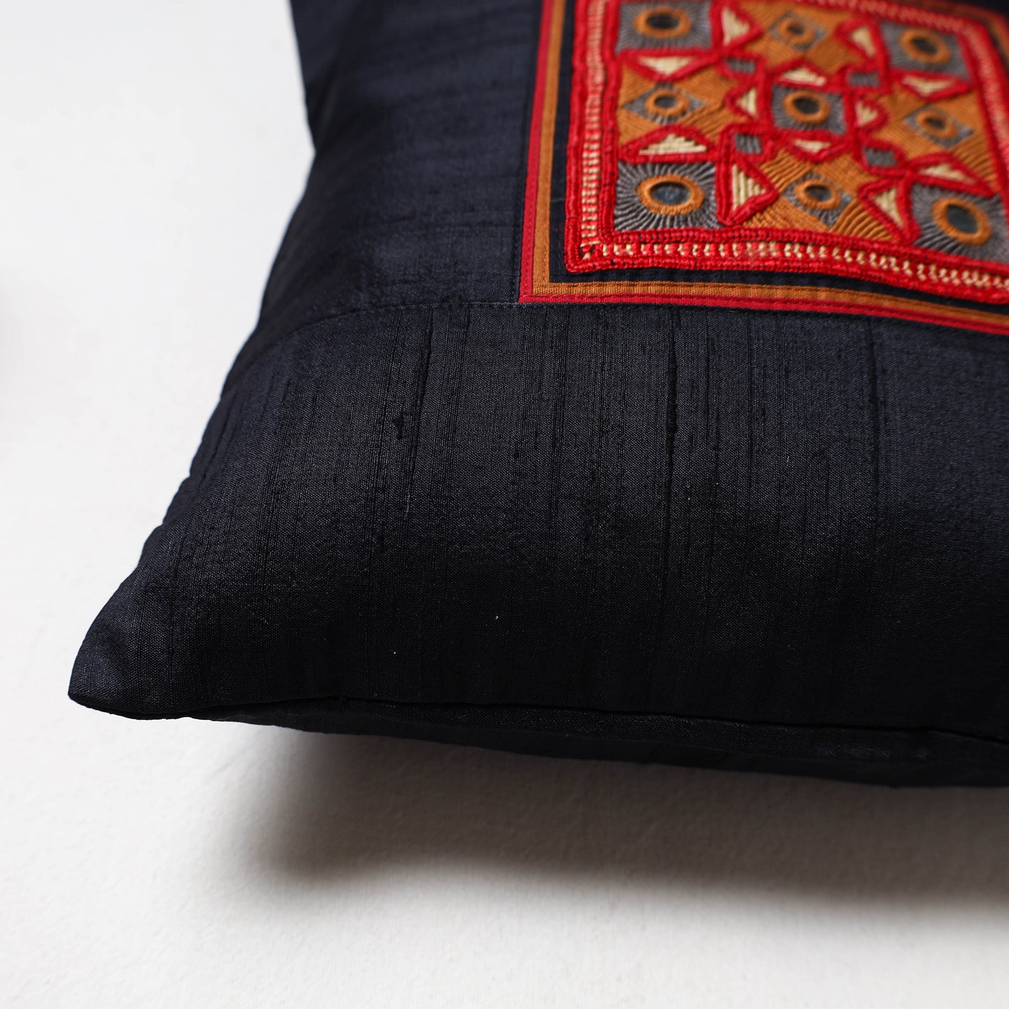 Kutch Jat Hand Embroidery Cushion Cover (12 x 12 in) 11
