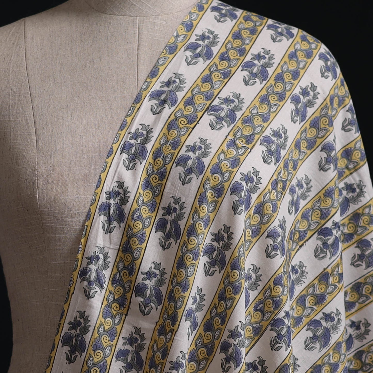 Sanganeri Hand Block Print Cotton Fabric 07