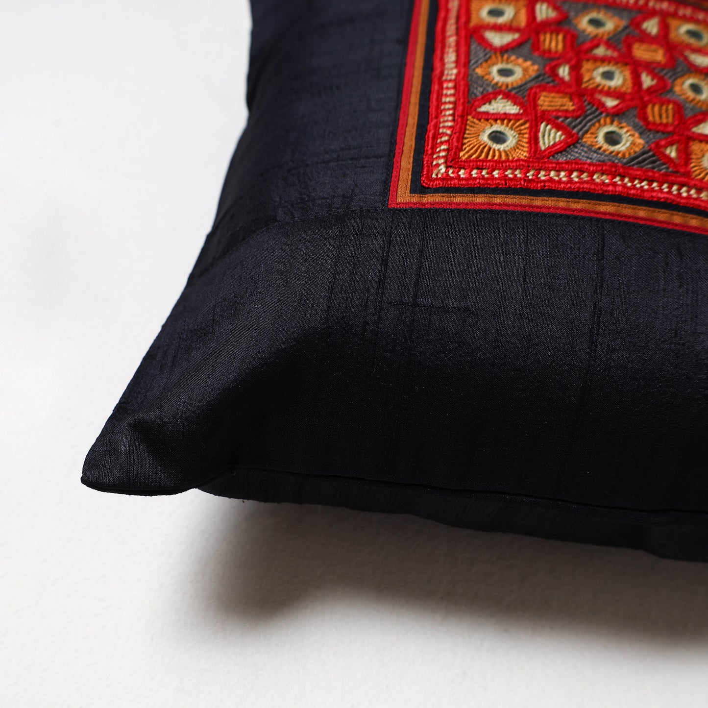 Kutch Jat Hand Embroidery Cushion Cover (12 x 12 in) 10