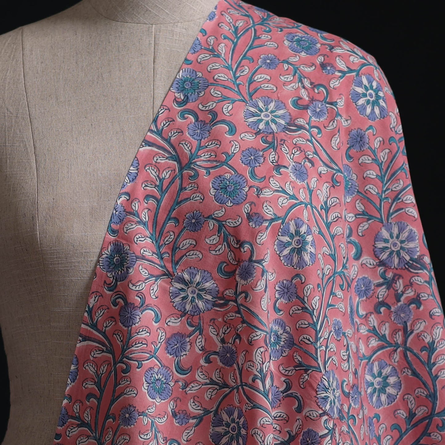 Sanganeri Hand Block Print Cotton Fabric 10