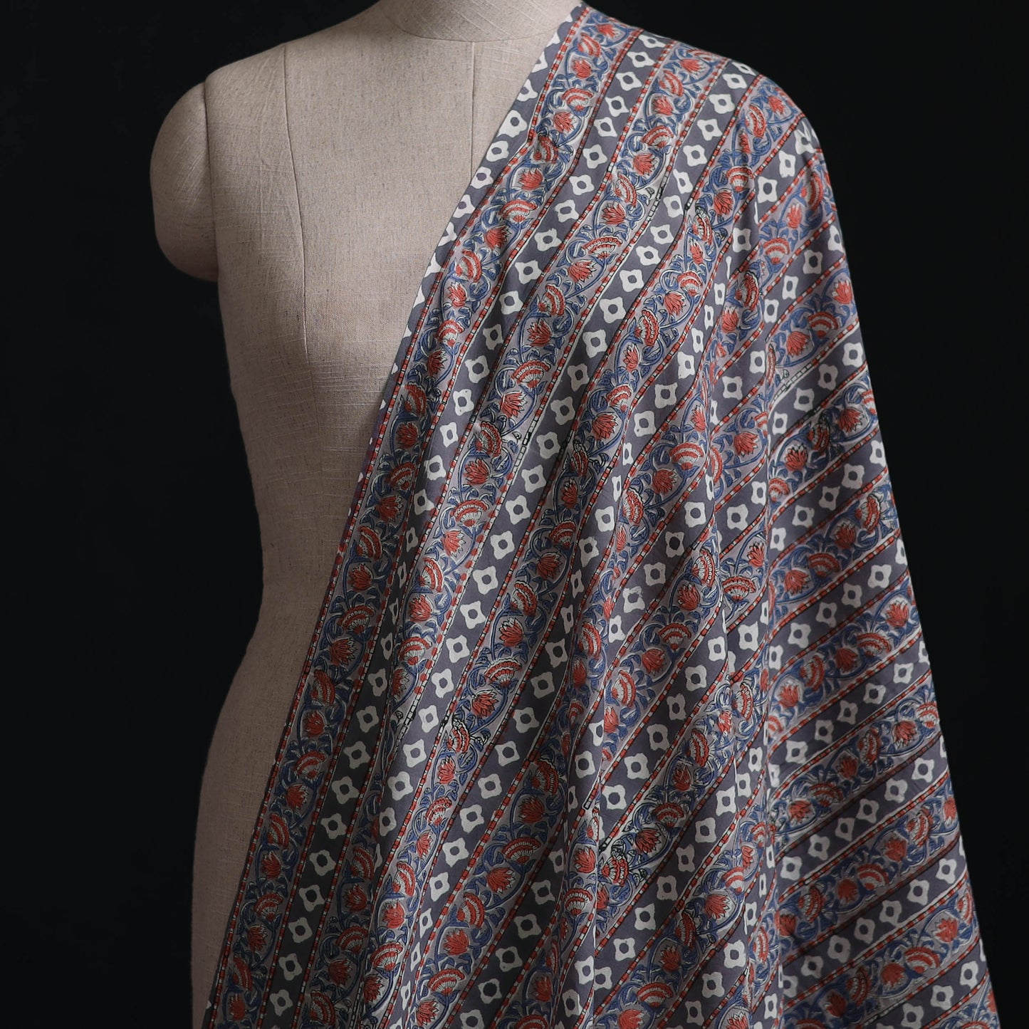 Sanganeri Hand Block Print Cotton Fabric 13