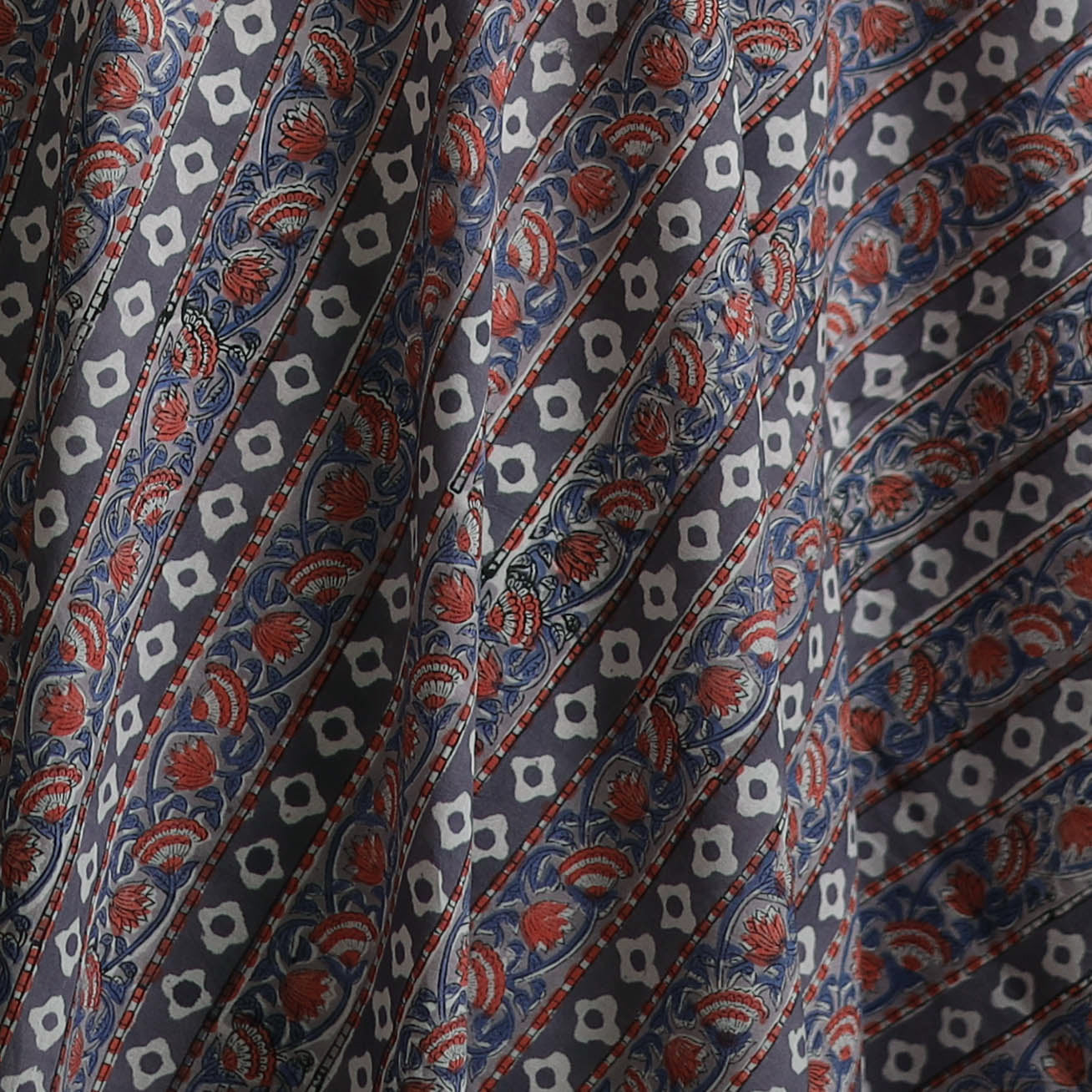 Sanganeri Hand Block Print Cotton Fabric 13
