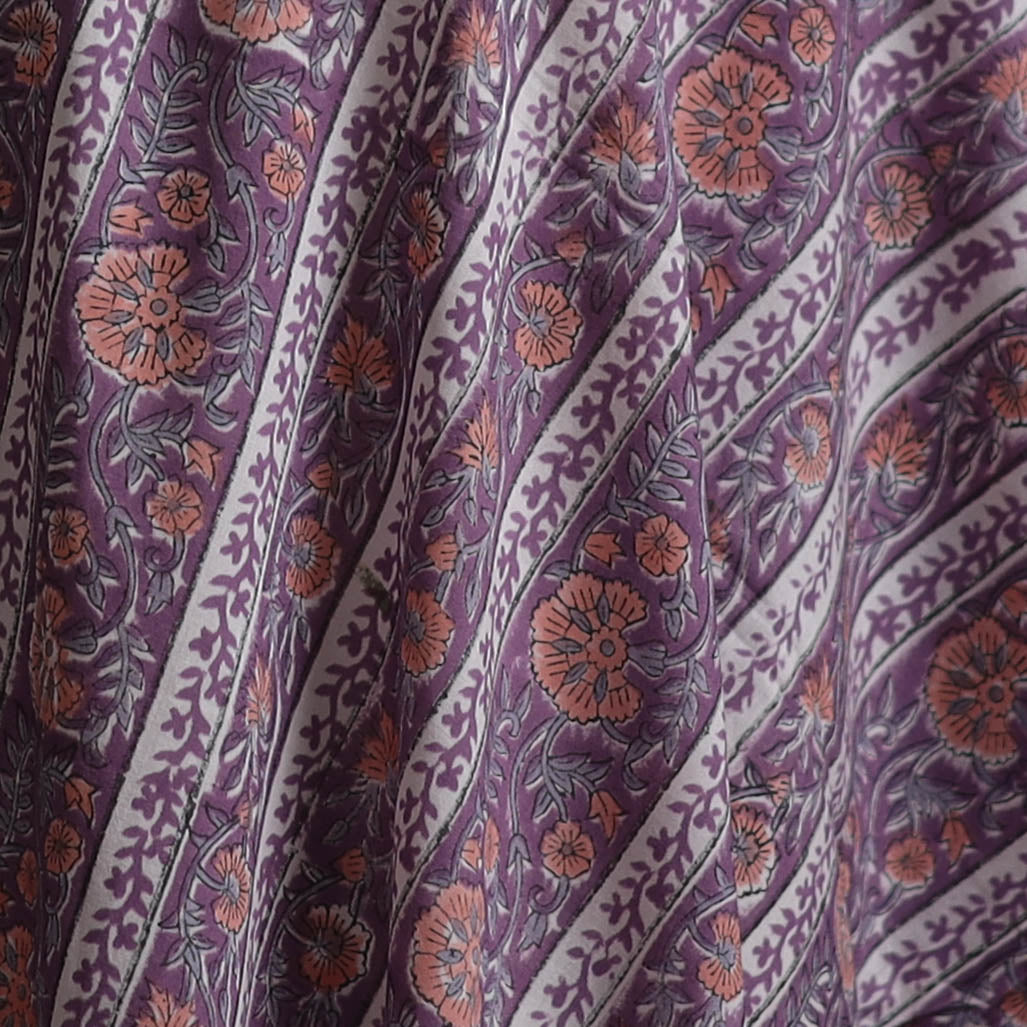 Sanganeri Hand Block Print Cotton Fabric 14