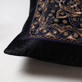 Kutch Pakko Hand Embroidery Cushion Cover (12 x 12 in) 07