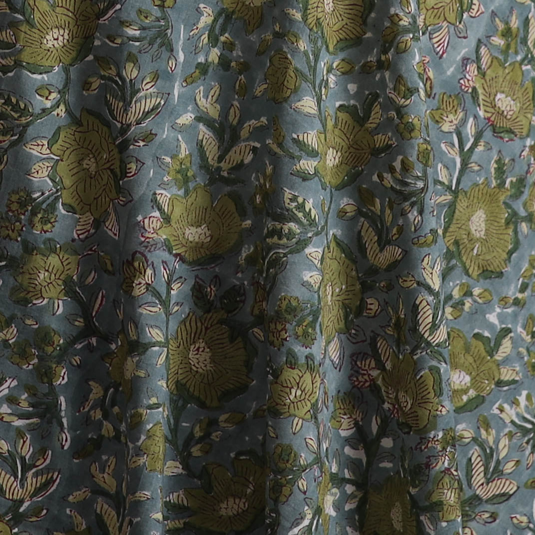 Sanganeri Hand Block Print Cotton Fabric 20