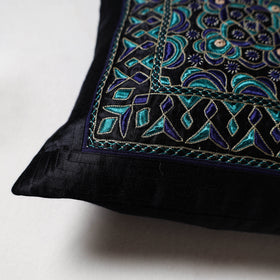 Kutch Pakko Hand Embroidery Cushion Cover (12 x 12 in) 06