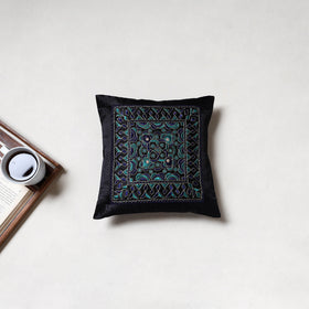 Kutch Pakko Hand Embroidery Cushion Cover (12 x 12 in) 05