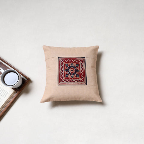 Kutch Rabari Hand Embroidery Cushion Cover (12 x 12 in) 03