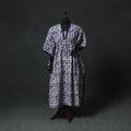 Blue - Hand Block Batik Print Cotton Kaftan (Long) 05