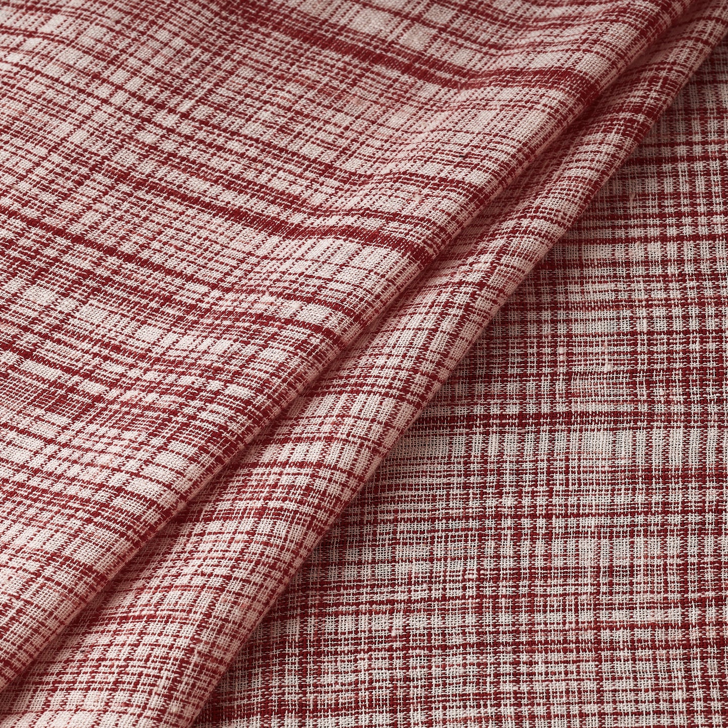 Maroon - Organic Kala Cotton Pure Handloom Fabric