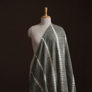 Grey - Shibori Tie-Dye Pure Cotton Fabric 18