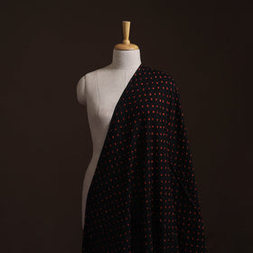 Black - Kutch Tie-Dye Bandhani Cotton Fabric 09