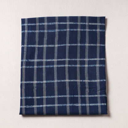 Blue - Akola Block Printed Cotton Precut Fabric