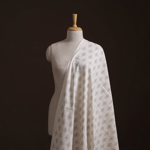 Pochampally Double Ikat Handloom Cotton Fabric (Count 2/40) 04
