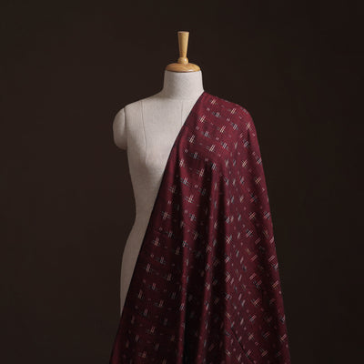 Pochampally Double Ikat Handloom Cotton Fabric (Count 2/40) 15
