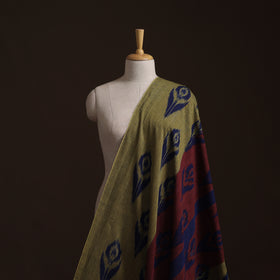 Green - Pochampally Central Asian Ikat Cotton Fabric 20