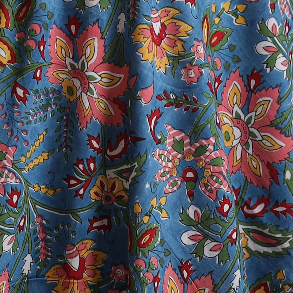 Sanganeri Hand Block Print Cotton Fabric 01