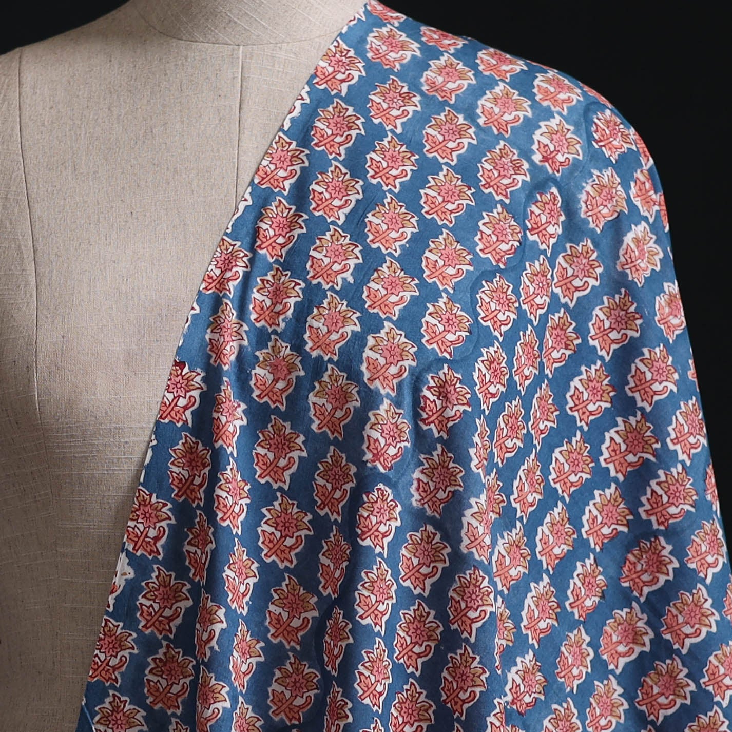 Sanganeri Hand Block Print Cotton Fabric 05