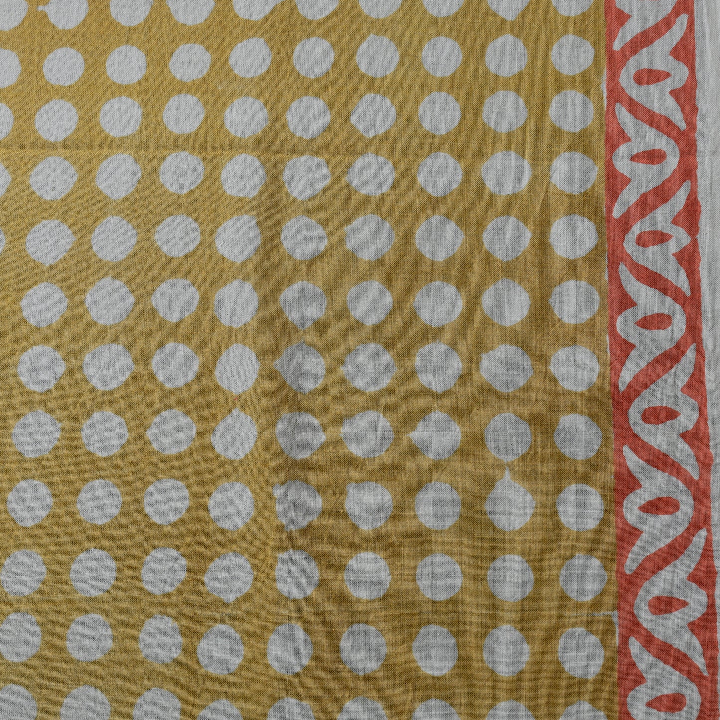 Bagh Hand Block Print Pure Mul Cotton Natural Dyed Fabric 05