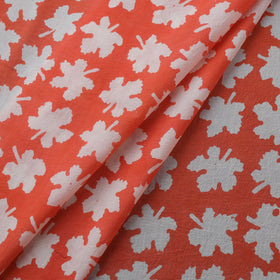 Bagh Hand Block Print Pure Mul Cotton Natural Dyed Fabric 07