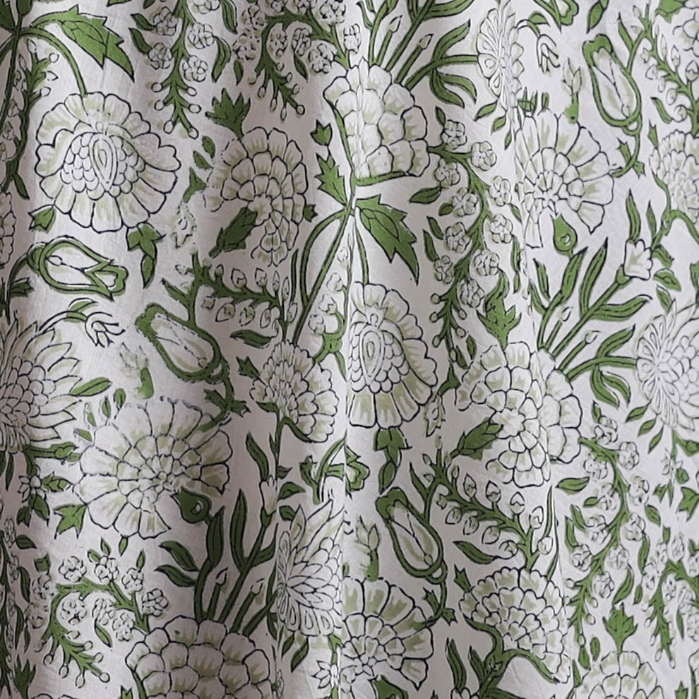 Sanganeri Hand Block Print Cotton Fabric 09