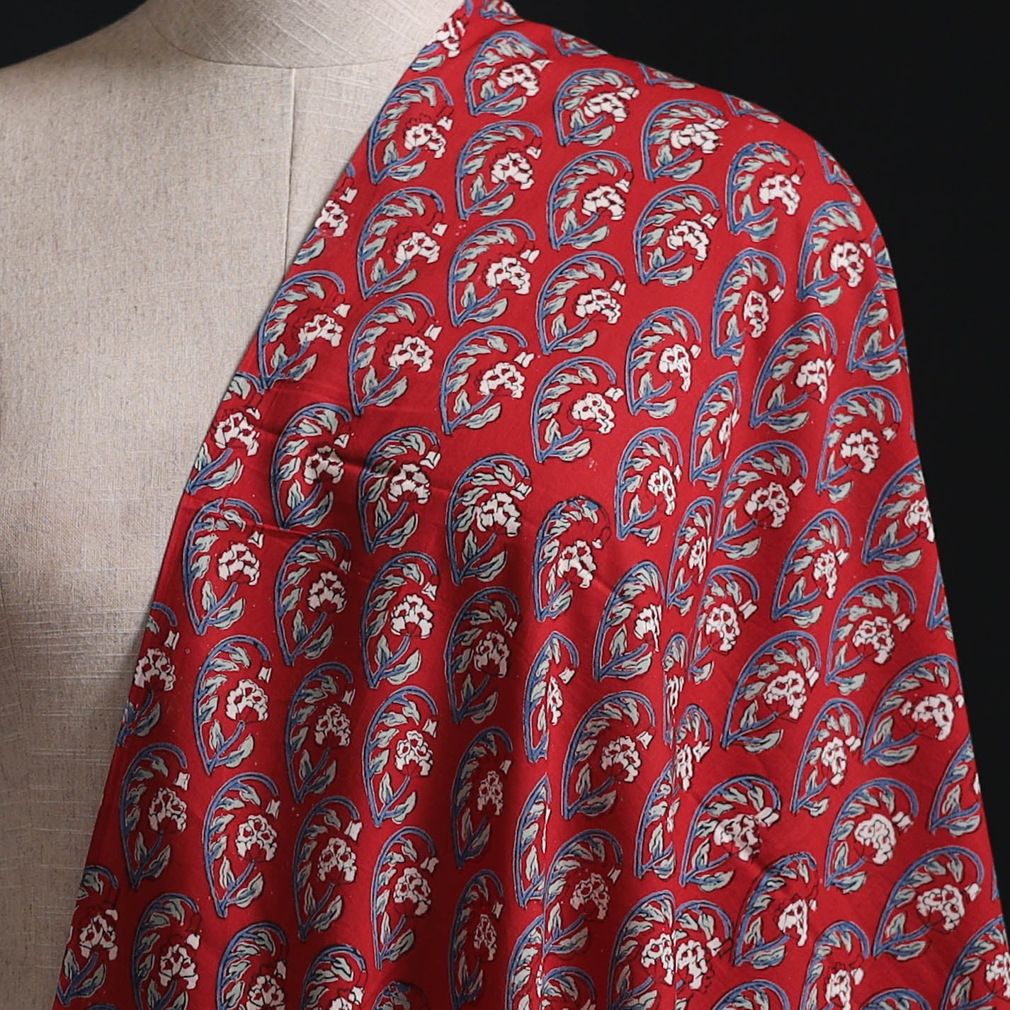 Sanganeri Hand Block Print Cotton Fabric 10