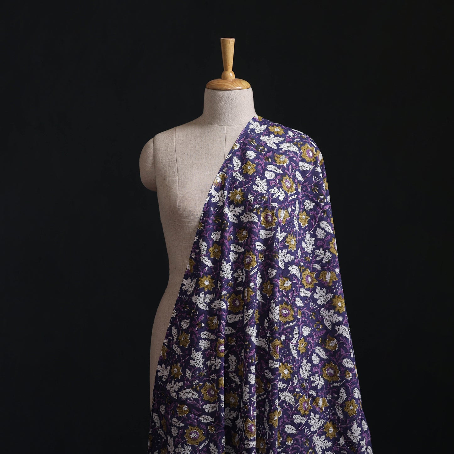 Sanganeri Hand Block Print Cotton Fabric 12