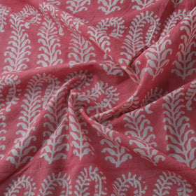 Bagh Hand Block Print Pure Mul Cotton Natural Dyed Fabric 11