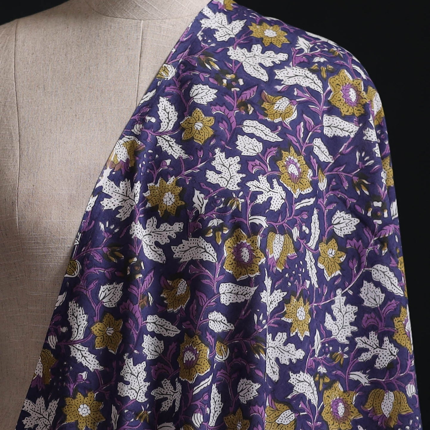Sanganeri Hand Block Print Cotton Fabric 12