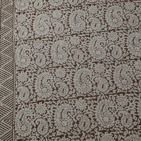Beige - Bagh Hand Block Print Natural Dyed Cotton Fabric 04