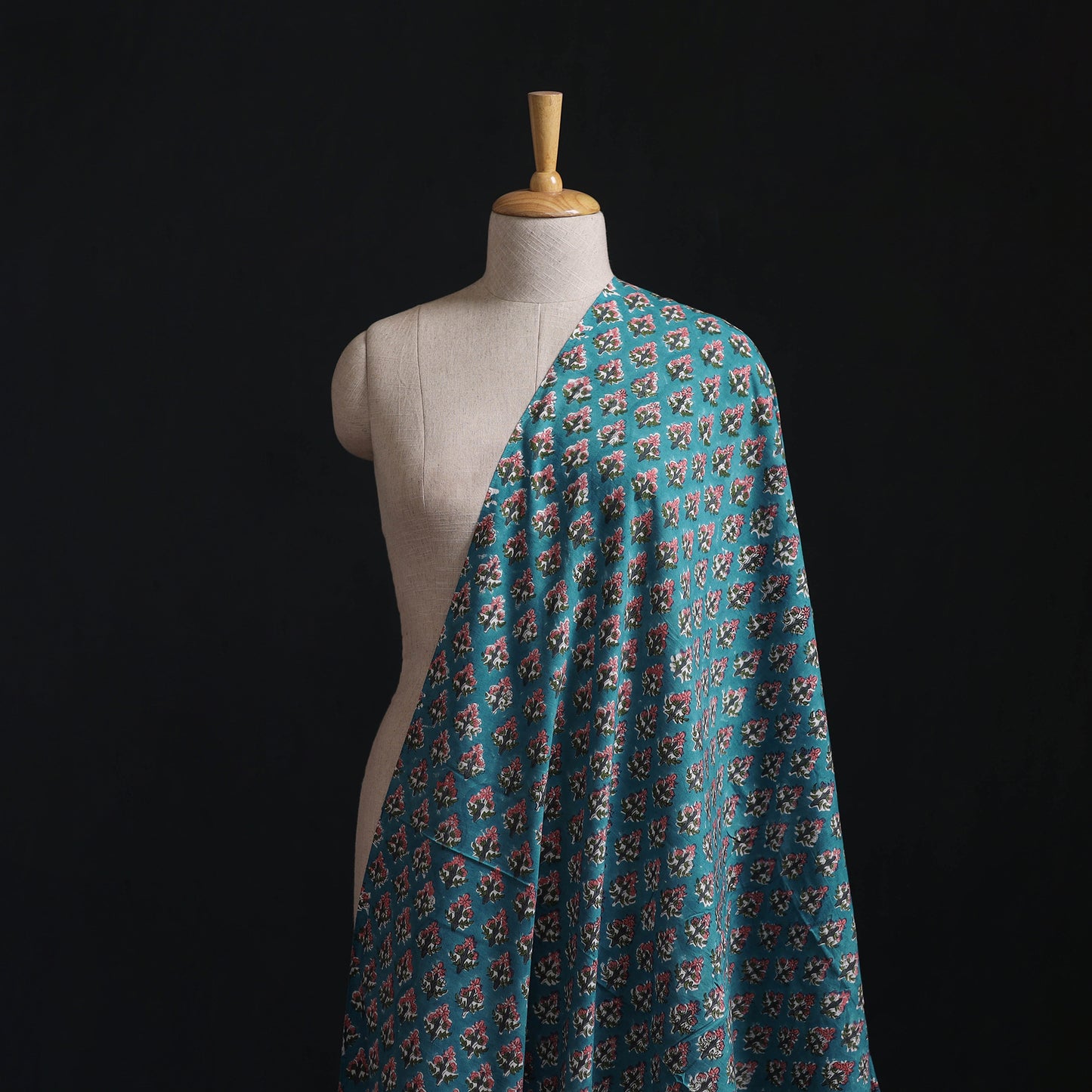 Sanganeri Hand Block Print Cotton Fabric 16