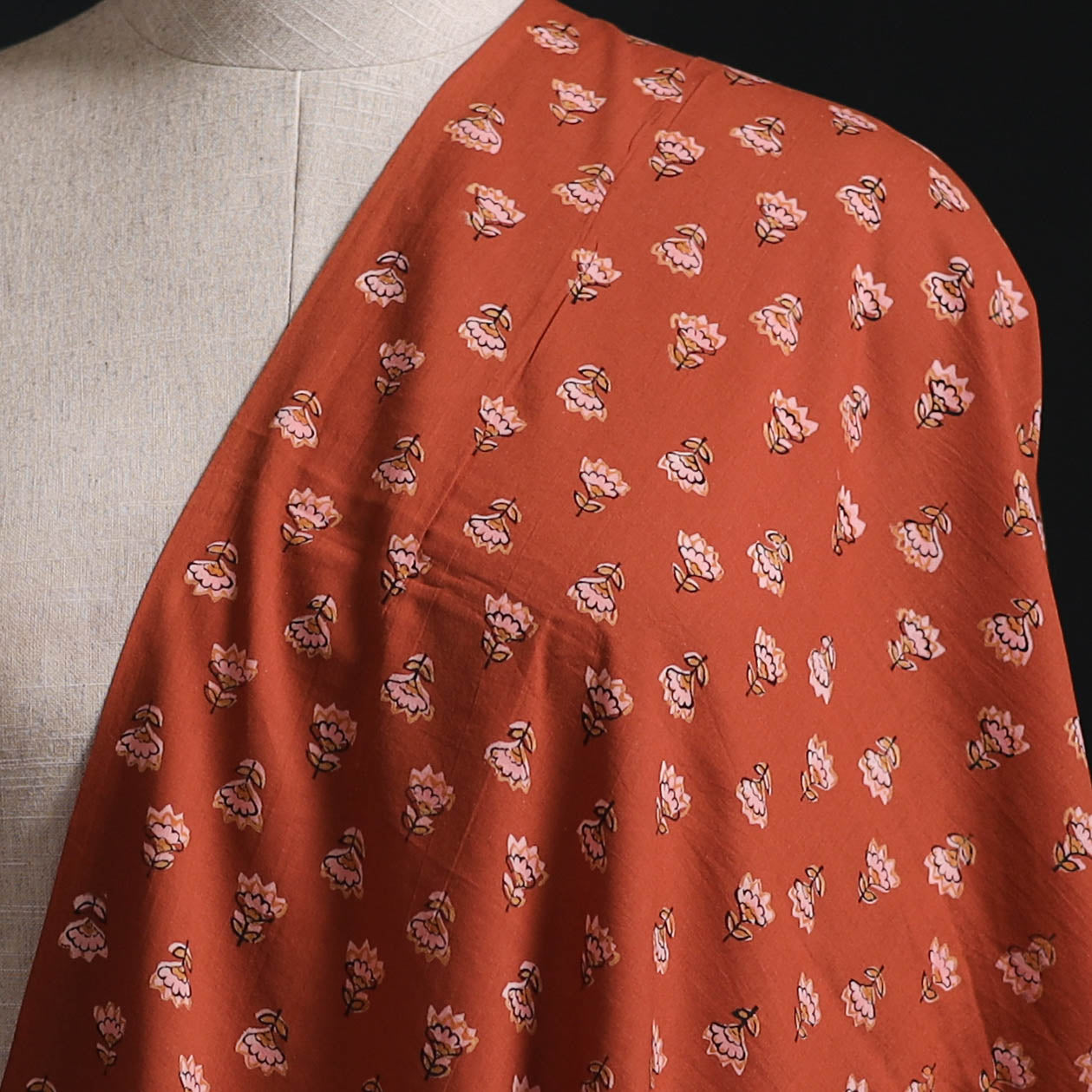 Sanganeri Hand Block Print Cotton Fabric 17