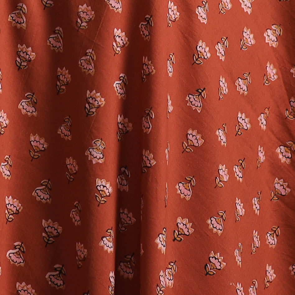 Sanganeri Hand Block Print Cotton Fabric 17