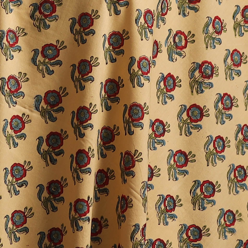 Sanganeri Hand Block Print Cotton Fabric 19