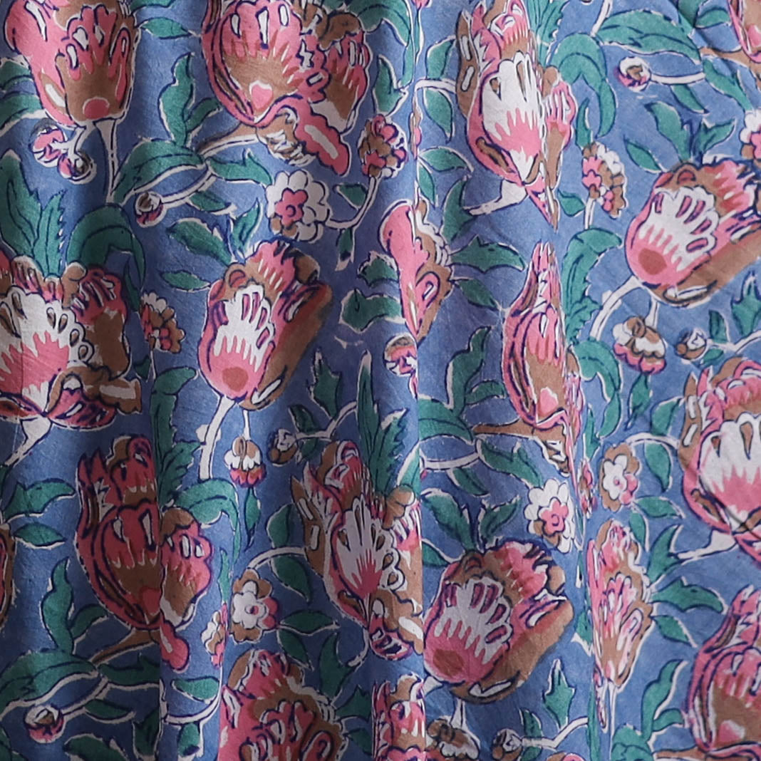 Sanganeri Hand Block Print Cotton Fabric 24