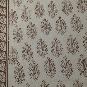 Beige - Bagh Hand Block Print Natural Dyed Cotton Fabric 14