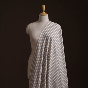 Beige - Prewashed Fine Cotton Handloom Plain Fabric 02