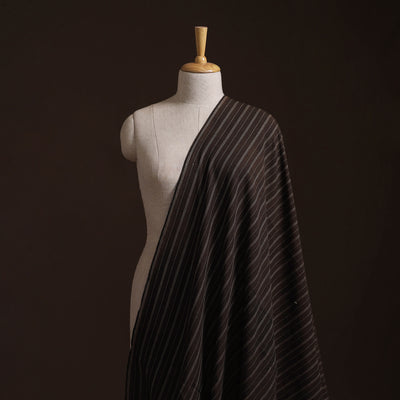Brown - Prewashed Fine Cotton Handloom Plain Fabric 04