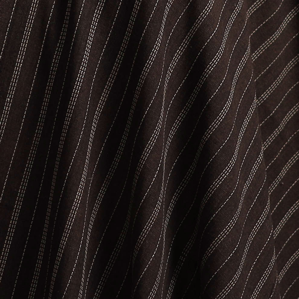 Brown - Prewashed Fine Cotton Handloom Plain Fabric 04