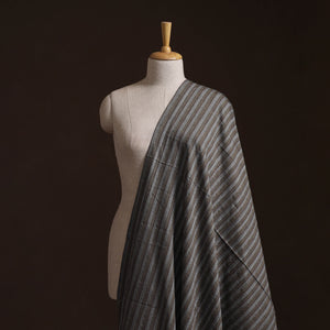 Grey - Prewashed Fine Cotton Handloom Plain Fabric 05