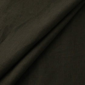 Green - Handloom Pure Linen Bhagalpuri Fabric 06