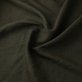 Green - Handloom Pure Linen Bhagalpuri Fabric 06