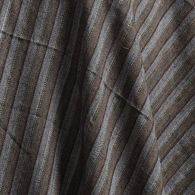 Grey - Prewashed Fine Cotton Handloom Plain Fabric 05