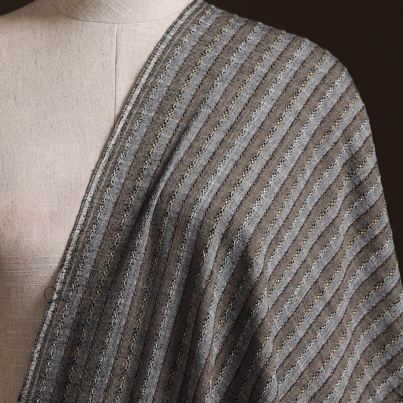Prewashed Fine Cotton Handloom Plain Fabric 07