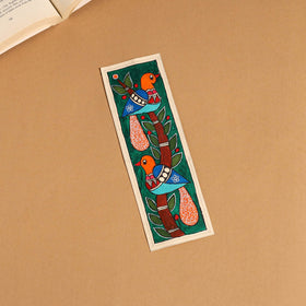 Madhubani handpainted bookmark 12 - handcrafted