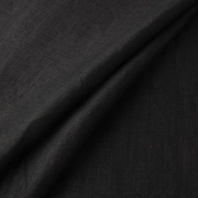 Black - Handloom Pure Linen Bhagalpuri Fabric 03