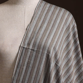 Grey - Prewashed Fine Cotton Handloom Plain Fabric 09