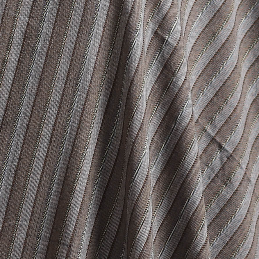 Grey - Prewashed Fine Cotton Handloom Plain Fabric 09